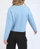 Foxwood Jensen Button Cardi - Celestial Blue