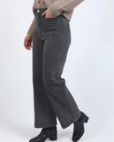 Foxwood Sarah Wide Leg Jean - Washed Black