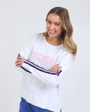 Foxwood Racer Throw On Tee - White