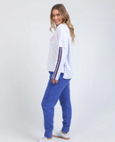 Foxwood Racer Throw On Tee - White