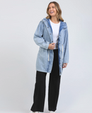 Foxwood longline Anorak - Light Blue