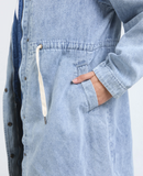Foxwood longline Anorak - Light Blue