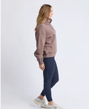 Foxwood College Zip Crew - Mocha