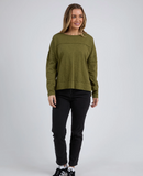 Foxwood Jayne Throw On Top - Olive