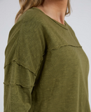 Foxwood Jayne Throw On Top - Olive