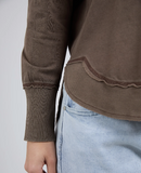 Foxwood Farrah Long Sleeve - Coffee Quartz