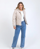 Foxwood Rosalee Cord Jacket - Mushroom