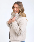 Foxwood Rosalee Cord Jacket - Mushroom