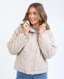 Foxwood Rosalee Cord Jacket - Mushroom