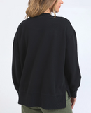 Foxwood Happiness Crew - Washed Black