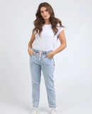 Foxwood Juliette Taped Jogger - Light Blue