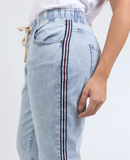 Foxwood Juliette Taped Jogger - Light Blue