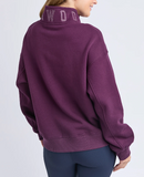 Foxwood College Zip Crew - Plum