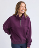 Foxwood College Zip Crew - Plum
