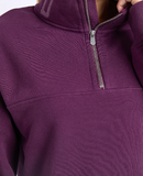 Foxwood College Zip Crew - Plum