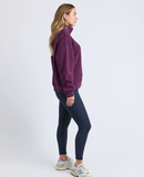 Foxwood College Zip Crew - Plum