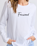Signature Long Sleeve Tee - White