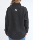 Foxwood Weekend Boucle Crew - Dark Grey