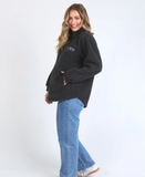 Foxwood Weekend Boucle Crew - Dark Grey