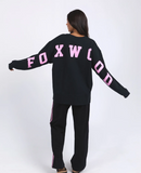 Foxwood Interval Crew - Black / Neon Pink