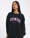 Foxwood Interval Crew - Black / Neon Pink