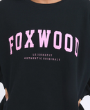 Foxwood Interval Crew - Black / Neon Pink