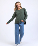 Foxwood Jayne Throw on Top - Khaki