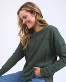 Foxwood Jayne Throw on Top - Khaki