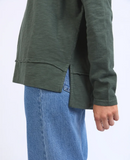 Foxwood Jayne Throw on Top - Khaki