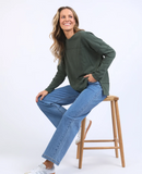 Foxwood Jayne Throw on Top - Khaki