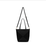 Black Caviar Renee 3 Piece Suedette Handbag - Black