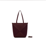 Black Caviar Renee 3 Piece Suedette Handbag - Burgundy
