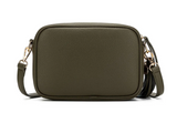 Black Caviar Indie Crossbody Bag- Dark Olive