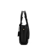 Black Caviar Mini Lauren 3 Piece Compartment Handbag - Black