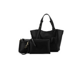 Black Caviar Mini Lauren 3 Piece Compartment Handbag - Black