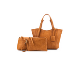 Black Caviar Mini Lauren 3 Piece Compartment Handbag - Tan