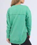 Foxwood Simplified Tonal Crew - Green