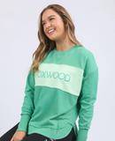 Foxwood Simplified Tonal Crew - Green