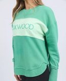 Foxwood Simplified Tonal Crew - Green