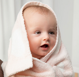 Chenille Blanket - Pink Hearts