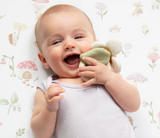Daisy Teething Ring Rattle
