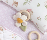 Daisy Teething Ring Rattle