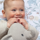 Knitted Toy - Mason the Elephant