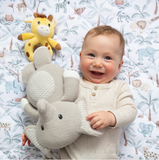Knitted Toy - Mason the Elephant