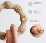 Silicone Bunny Teether - Pink