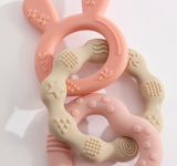 Silicone Bunny Teether - Pink