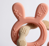 Silicone Bunny Teether - Pink