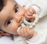 Silicone Elephant Teether - Light Sage