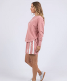 Foxwood Simplified Crew - Dusty Rose
