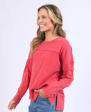 Foxwood Jayne Throw on Top - Cayenne Red